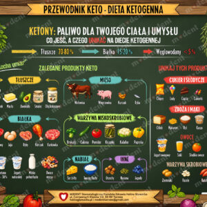 Tablica Keto – Przewodnik po diecie ketogennej (PDF)